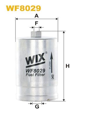 WIX FILTERS Polttoainesuodatin WF8029